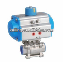 3 pcs pneumatic ball valve